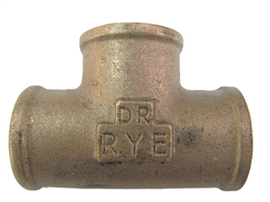 FITTING TEE BRASS 1/2" SCREWD RYE4203 #P FITTING TEE BRASS 1/2" SCREWD RYE4203 #P
