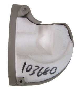 DUCT BOTTOM & INSULATN ASSY ELEC/GAS #S DUCT BOTTOM & INSULATN ASSY ELEC/GAS #S