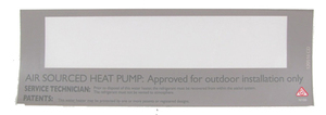 LABEL RATING & INSTRUCTION HP #P LABEL RATING & INSTRUCTION HP #P