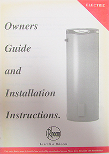 INSTRUCTION INSTL/GDE ELEC #OP INSTRUCTION INSTL/GDE ELEC #OP