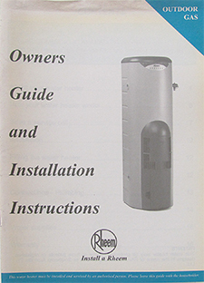 INSTRUCT INSTL GAS 850 E/SIT I/LOCK #P INSTRUCT INSTL GAS 850 E/SIT I/LOCK #P