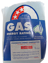 LABEL GAS ENRGY RATING 311170,811170 #OP