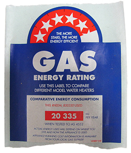 LABEL 850330 GAS ENRGY RTNG #OP LABEL 850330 GAS ENRGY RTNG #OP