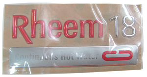 NAMEBADGE RHEEM 18 CFGWH #OP NAMEBADGE RHEEM 18 CFGWH #OP
