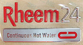 NAMEBADGE RHEEM 24 CFGWH #OP NAMEBADGE RHEEM 24 CFGWH #OP
