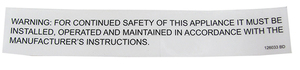 LABEL AS3498 WARNING SAFETY #P LABEL AS3498 WARNING SAFETY #P