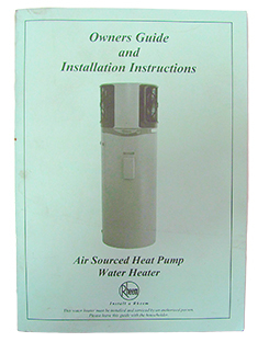 INSTRUCT INSTL RHEEM HP TANK HDi #P INSTRUCT INSTL RHEEM HP TANK HDi #P