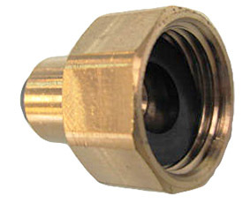 Fitting Brass 1/2 BSP to 1/4 JG Fitting Brass 1/2 BSP to 1/4 JG