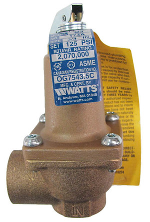 Valve Water PRV 125 PSI 2.07 MBTU Valve Water PRV 125 PSI 2.07 MBTU