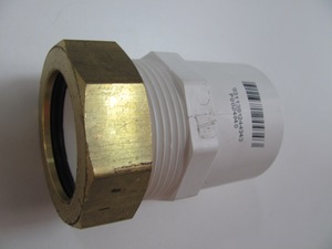 Union Tube 40T*40M PVC With Gasket & Nut Union Tube 40T*40M PVC With Gasket & Nut